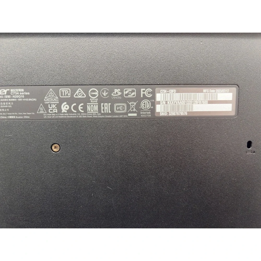 Acer C734-C0FD 11.6